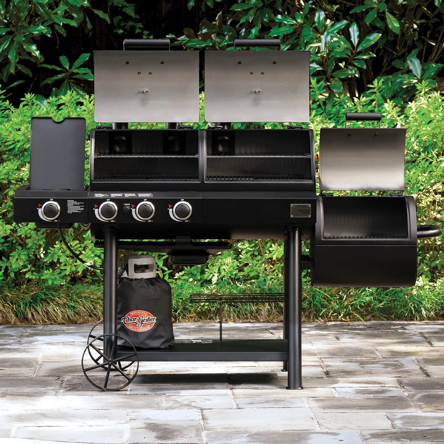 Char-Griller Texas Trio® Gas & Charcoal Grill