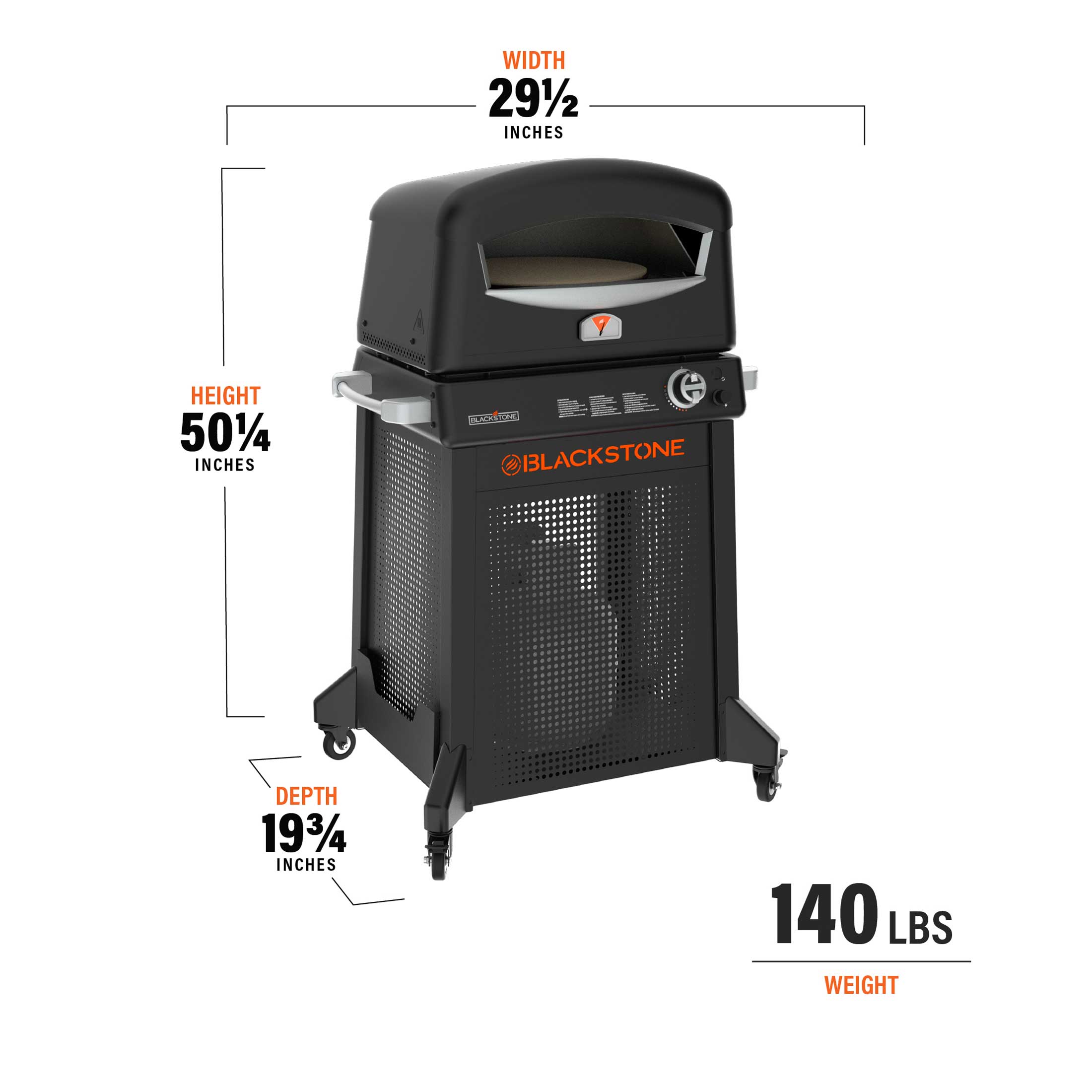 Blackstone Pizza Oven With Cart Dimensions