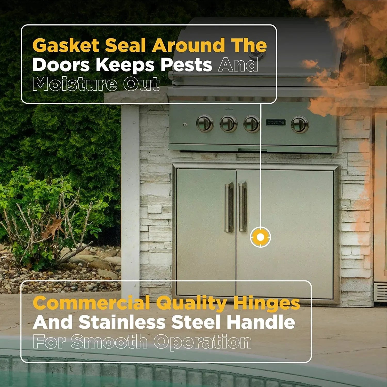 Coyote Dry Pantry 31 Inch Dry Pantry - C3-DPC31