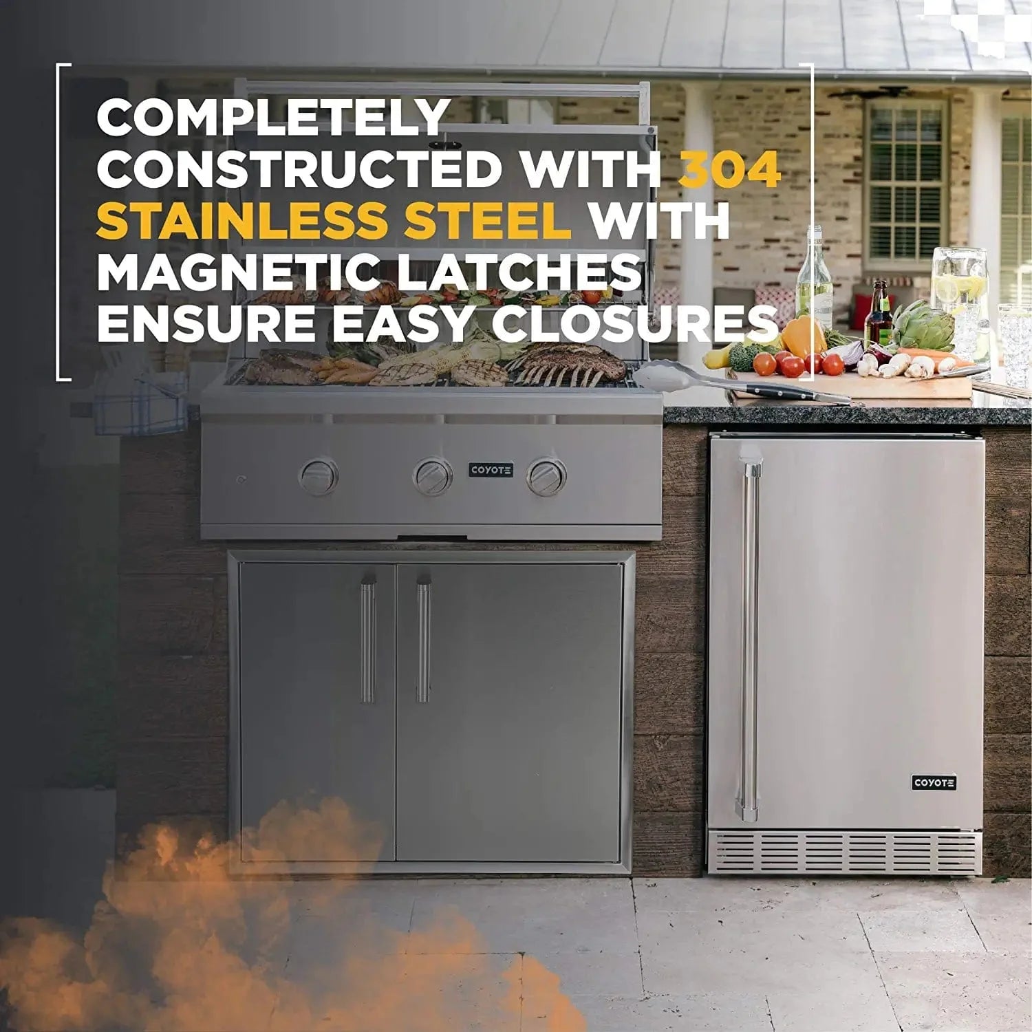 Coyote Dry Pantry 31 Inch Dry Pantry - C3-DPC31