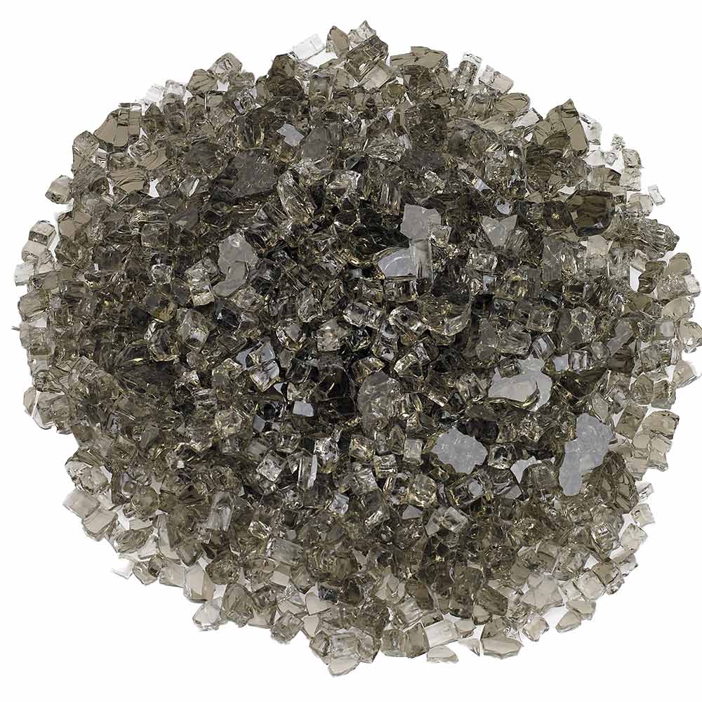 American Fire Glass 1/4-Inch Classic Fire Glass, 10-Pounds, Bronze
