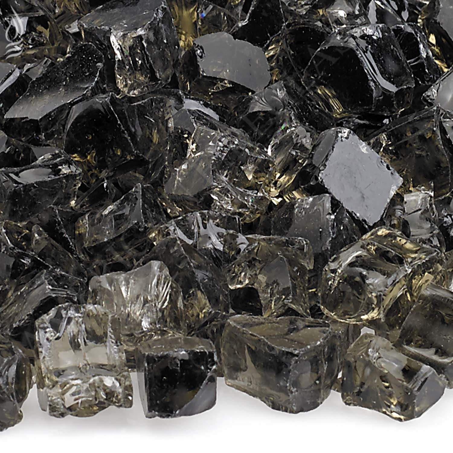 American Fire Glass 1/2-Inch Classic Fire Glass, 10-Pounds, Bronze