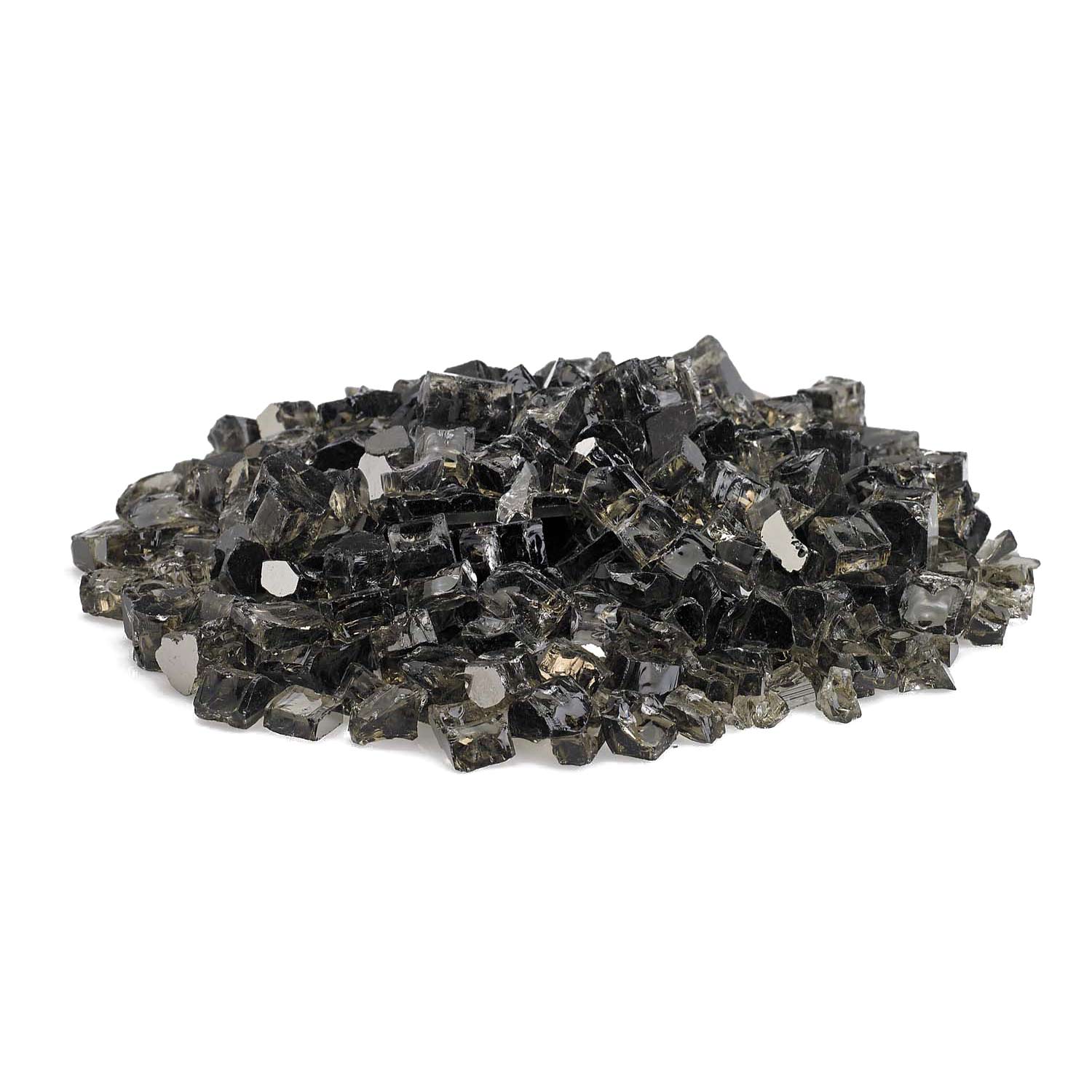 American Fire Glass 1/2-Inch Premium Fire Glass, 10-Pounds, Bronze Reflective