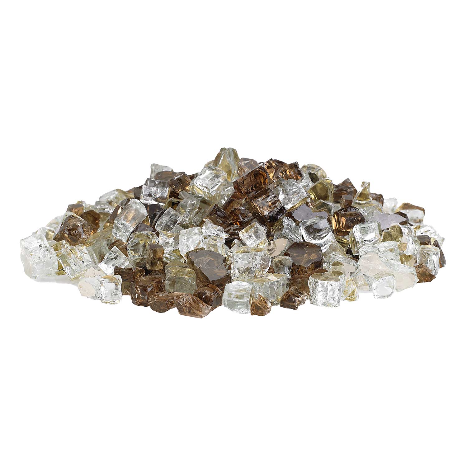 American Fire Glass 1/2-Inch Premium Fire Glass, 10-Pounds, Zion Reflective