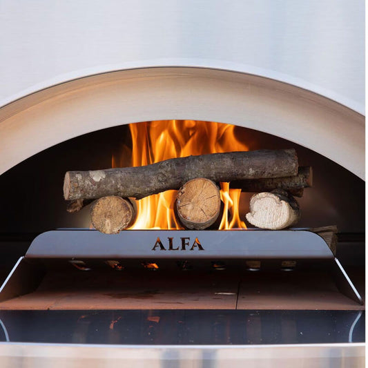 Alfa Stone L & Futuro 4 Pizze Wood Burning Hybrid Kit