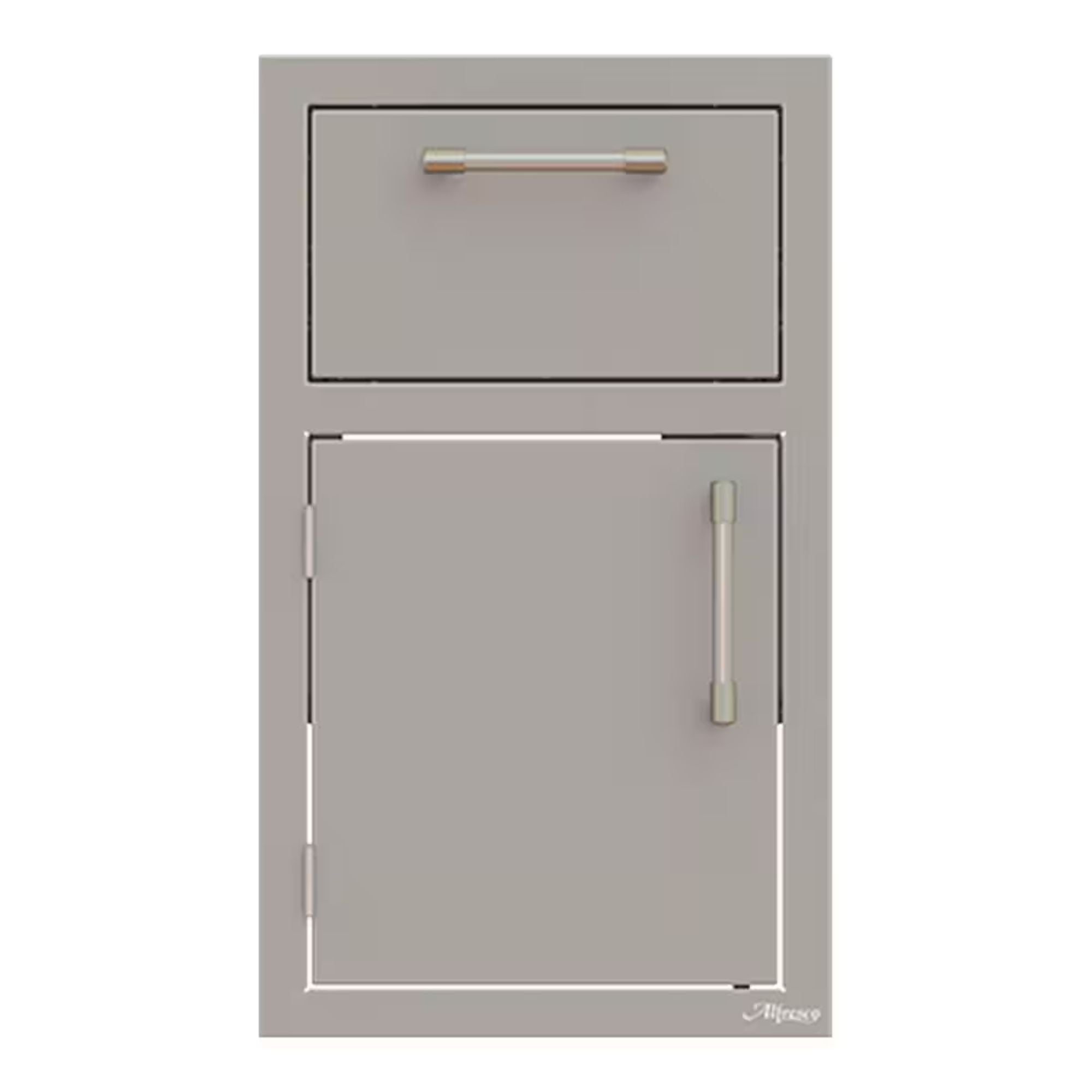 Alfresco 17-Inch Stainless Steel Left-Hinged Soft-Close Door & Drawer Combo