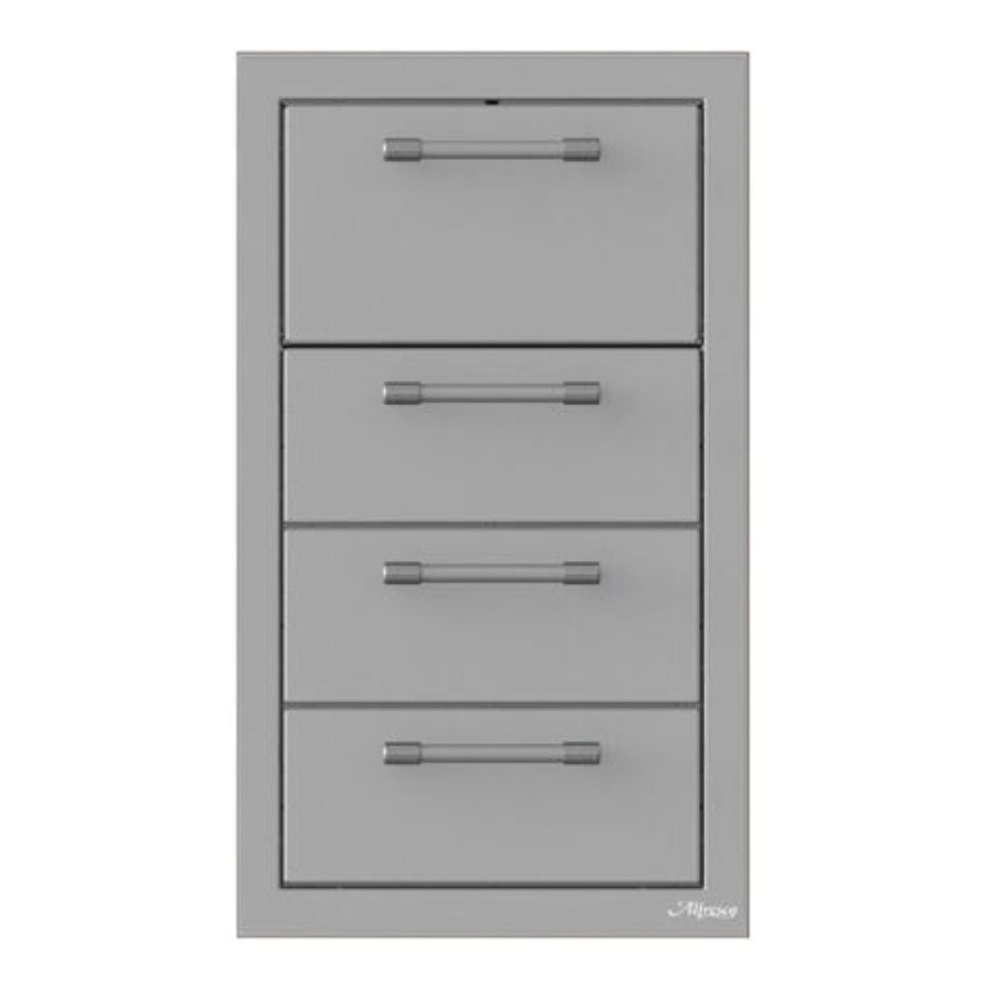 Alfresco 17-Inch Stainless Steel Triple Drawer & Paper Towel Holder Combo