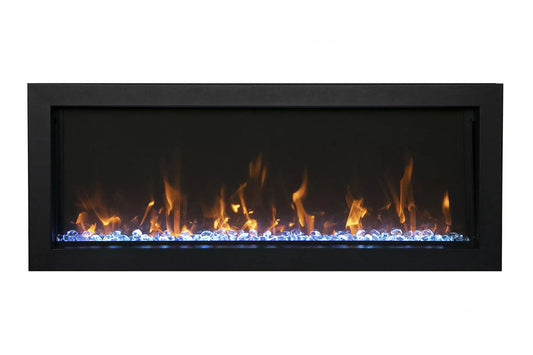 Amantii Panorama 40-inch Slim Built-in Indoor/Outdoor Linear Electric Fireplace