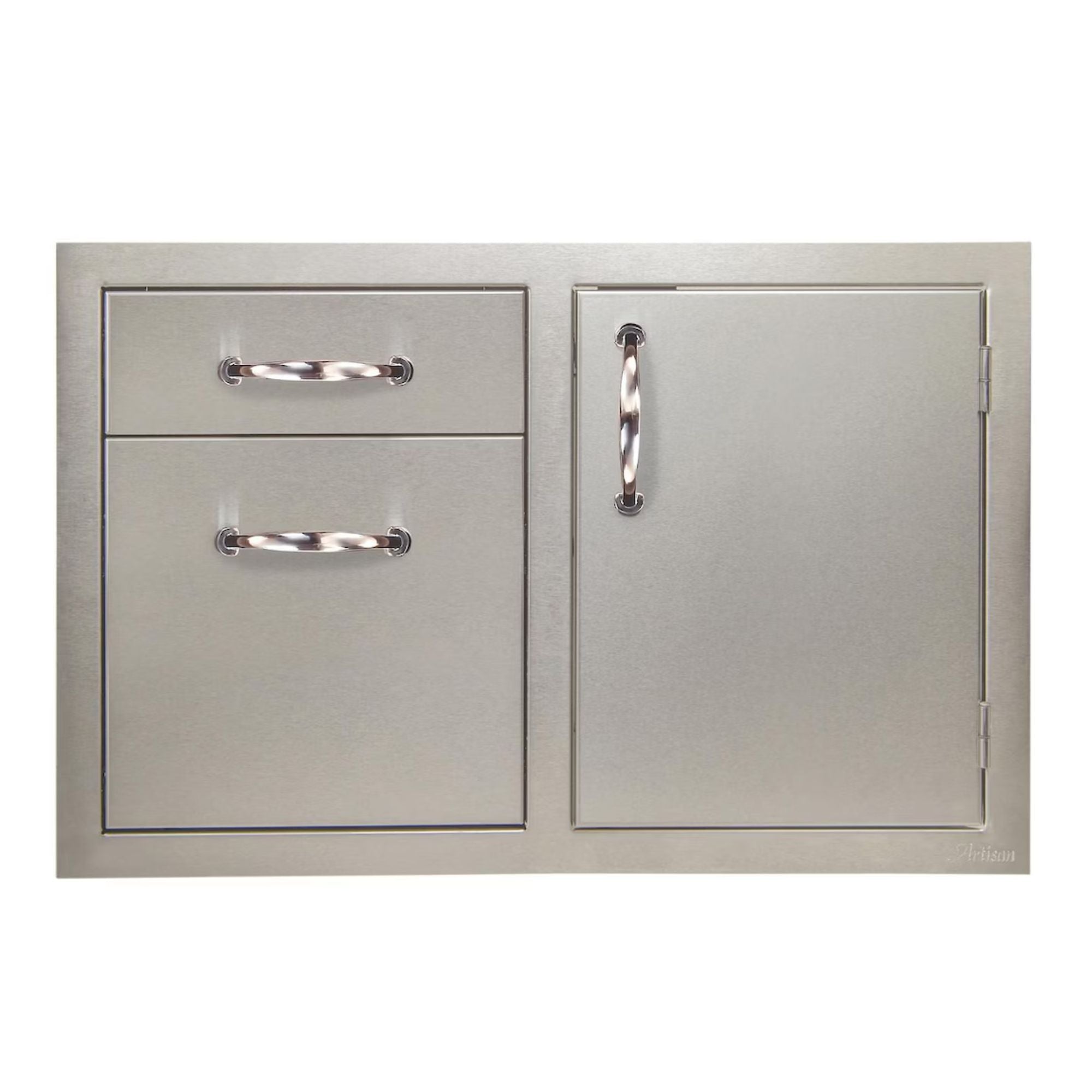Artisan 32-Inch Soft-Close Right Hinge Door & Double Drawer Combo
