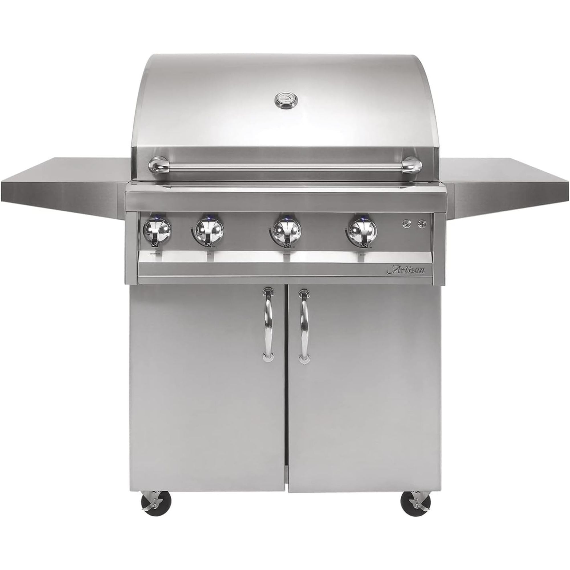 Artisan Professional 32-Inch 3-Burner Freestanding Gas Grill w/ Rotisserie