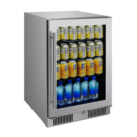 Blaze 20-Inch 4.5 Cu. Ft. Beverage Cooler w/ Glass Door - BLZ-GDBEV20-4.5
