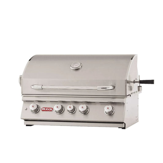 Bull 30-Inch 4-Burner Angus Built-In Gas Grill with Infrared Backburner & Rotisserie