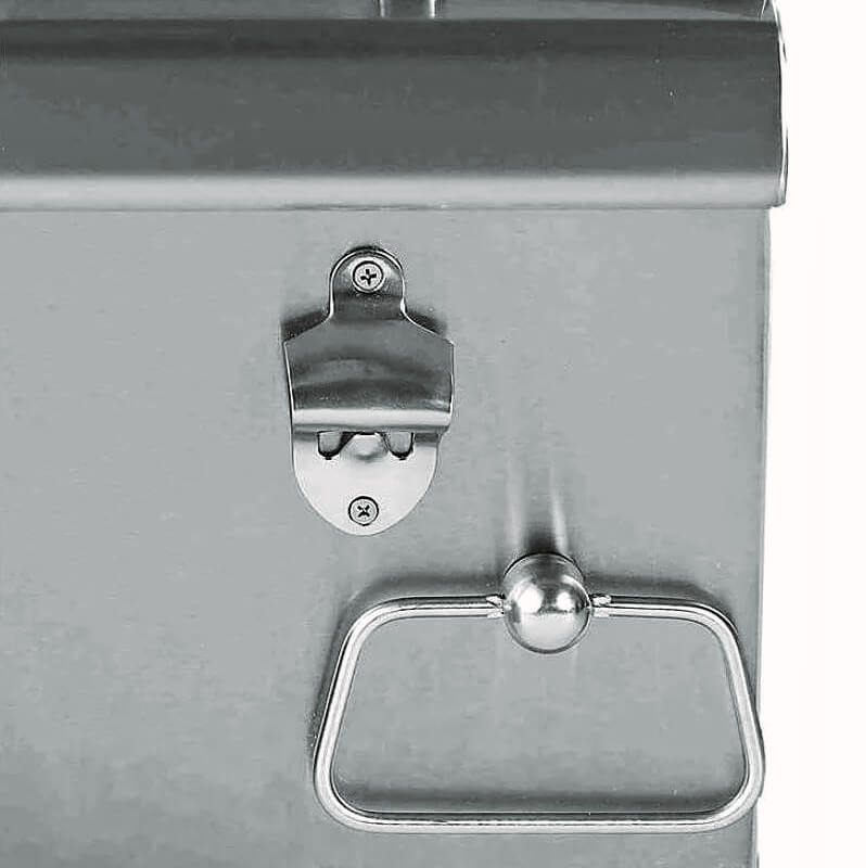 Bull 30 Inch Stainless Steel Slide-In Bar Center With Ice Chest & Sink - 97623