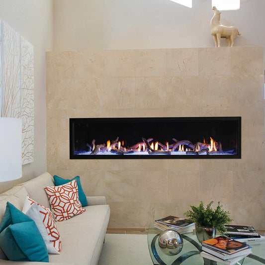 Emprie 72 Inch Boulevard Direct Vent Linear Fireplace - DVLL72