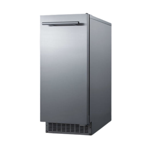 Summit BIM68OSPUMP 62 lb. Clear Outdoor/Indoor Icemaker