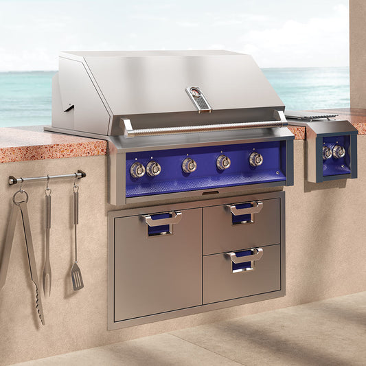 Aspire by Hestan Built-In 42-Inch Gas Grill EBR42