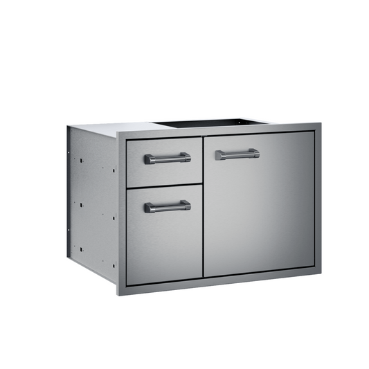 Delta Heat 30-Inch Stainless Steel Access Door & Double Drawer Combo