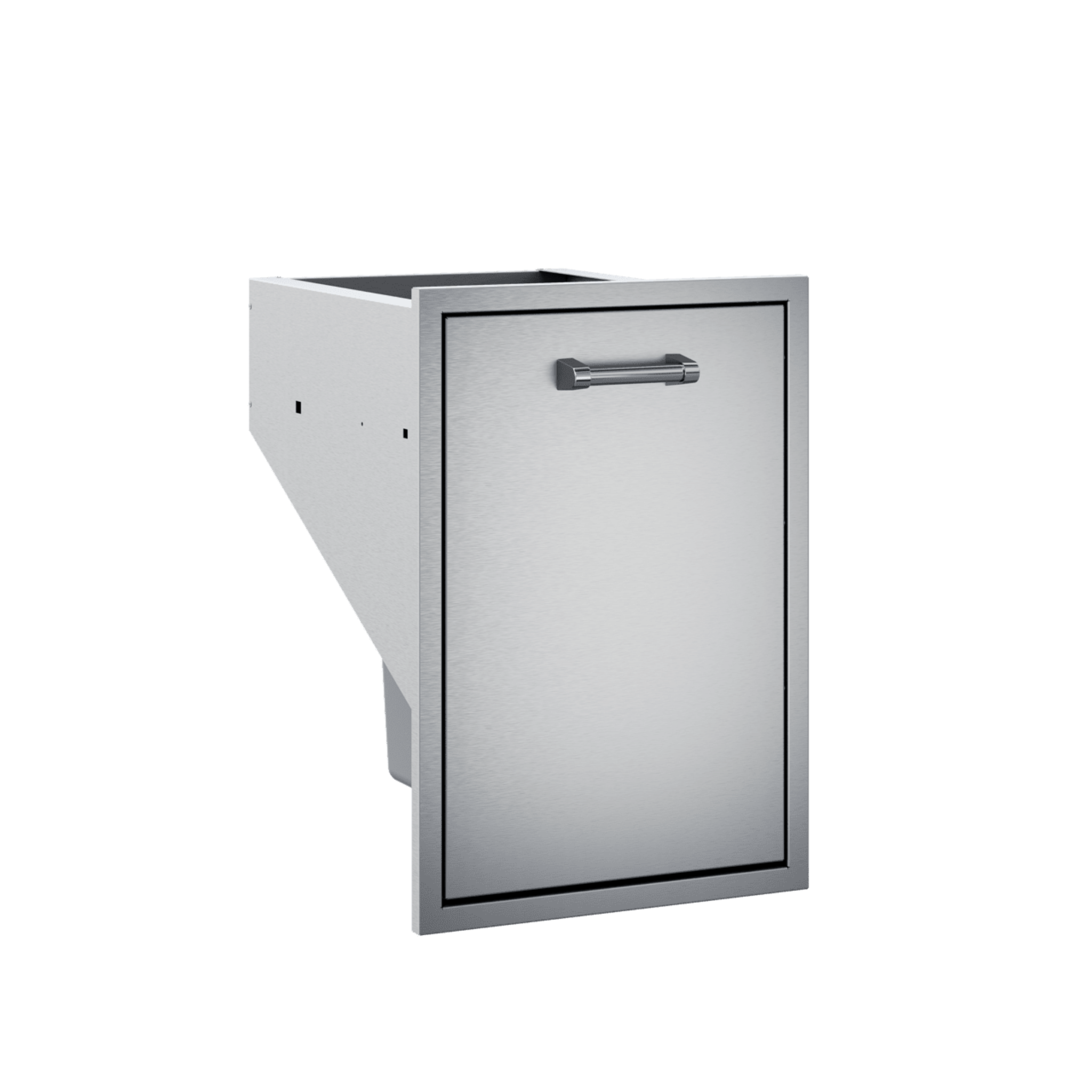 Delta Heat 18-Inch Roll-Out Stainless Steel Trash Bin