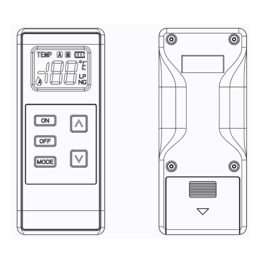 Empire Thermostat Remote Control with Battery Receiver
