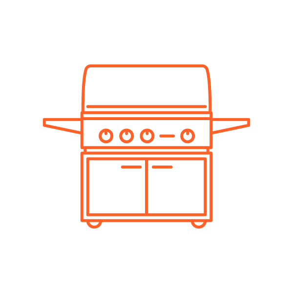 BBQ Generals Freestanding Grills Collection Emblem