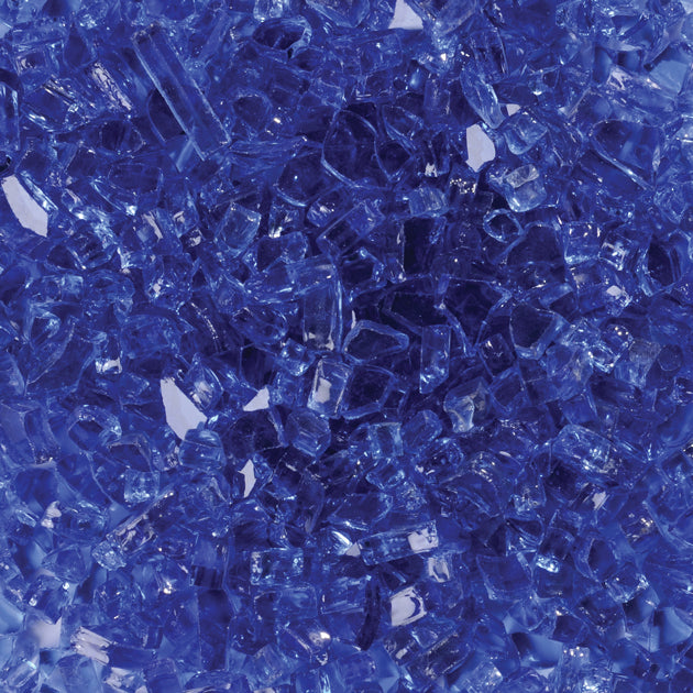 Reflective Blue Crushed Glass Media, 5LB Bag, | CRSHGL-RBLU