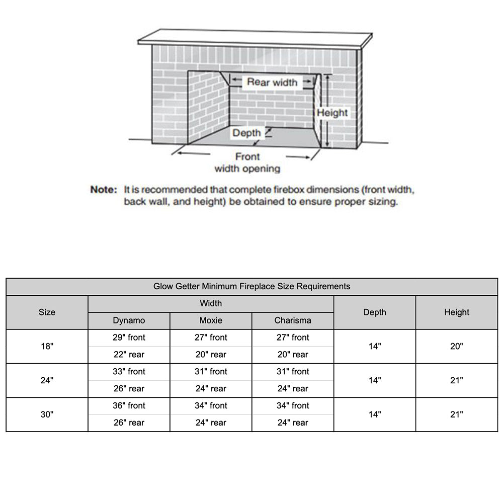 Monessen Glow Getter Charisma Vent-Free Gas Log Set - GGCH