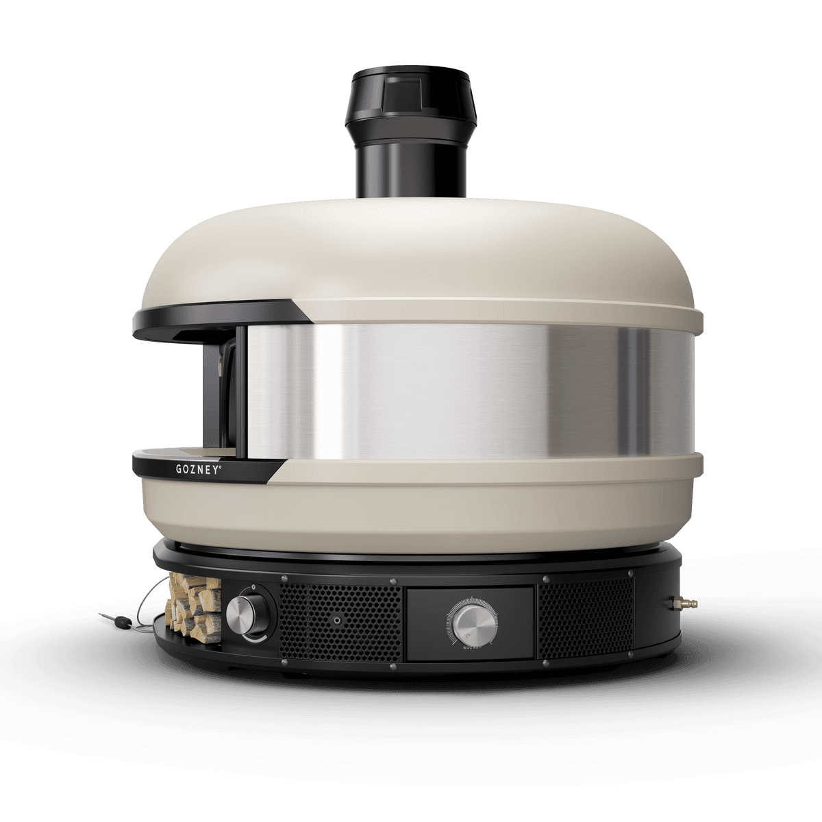 Gozney White Multi Fuel Dome Pizza Oven - Side View