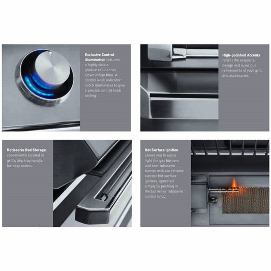 Twin Eagles 54-Inch Freestanding Gas Grill With Drawers And Door