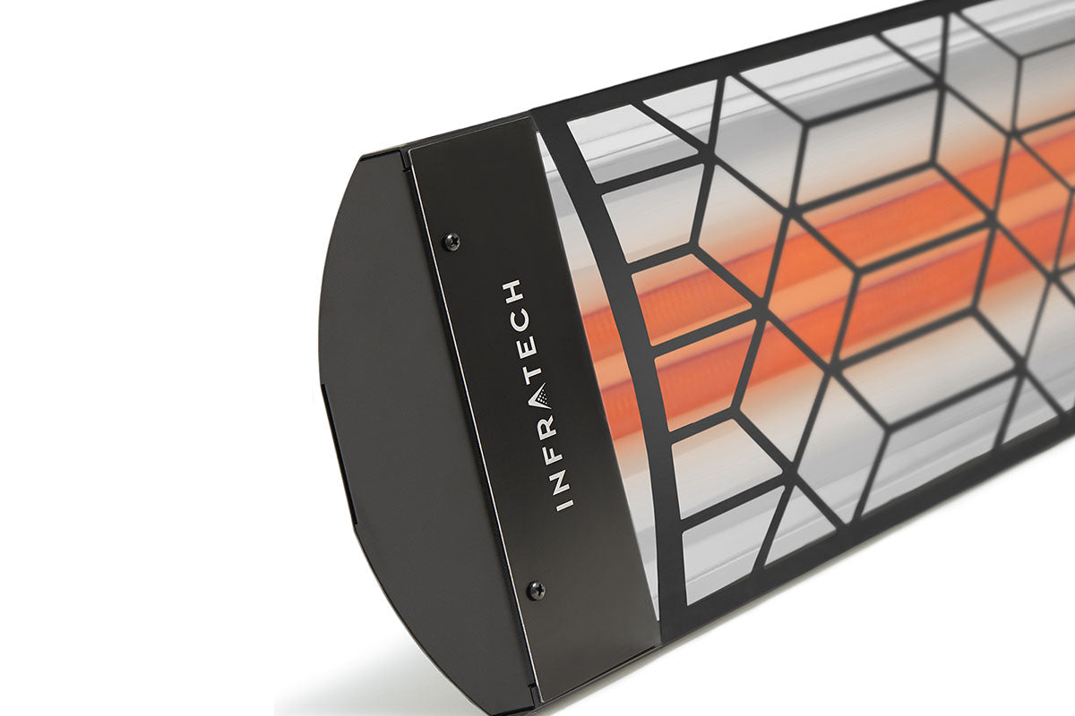 Infratech Motif Craftsman Fascia Kit for Double Element Heater | Black