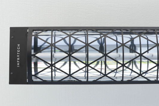 Infratech Motif Contemporary Fascia Kit for Single Element Heater | Black