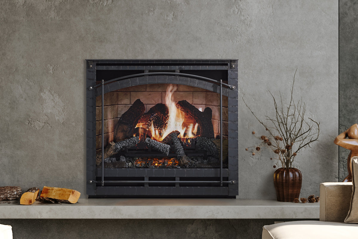 SimpliFire Inception 36'' Traditional Smart Electric Fireplace | Chateau Forge Front