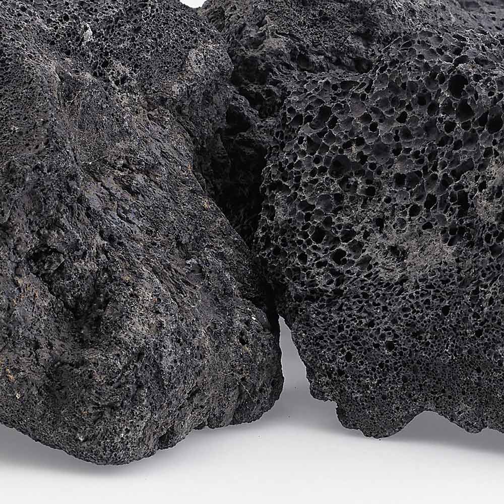 American Fire Glass 20-Pound Black Lava Rock, XXL 4-6 Inch