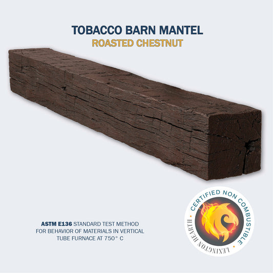 Lexington Hearth Tobacco Barn Non-Combustible Fireplace Mantel