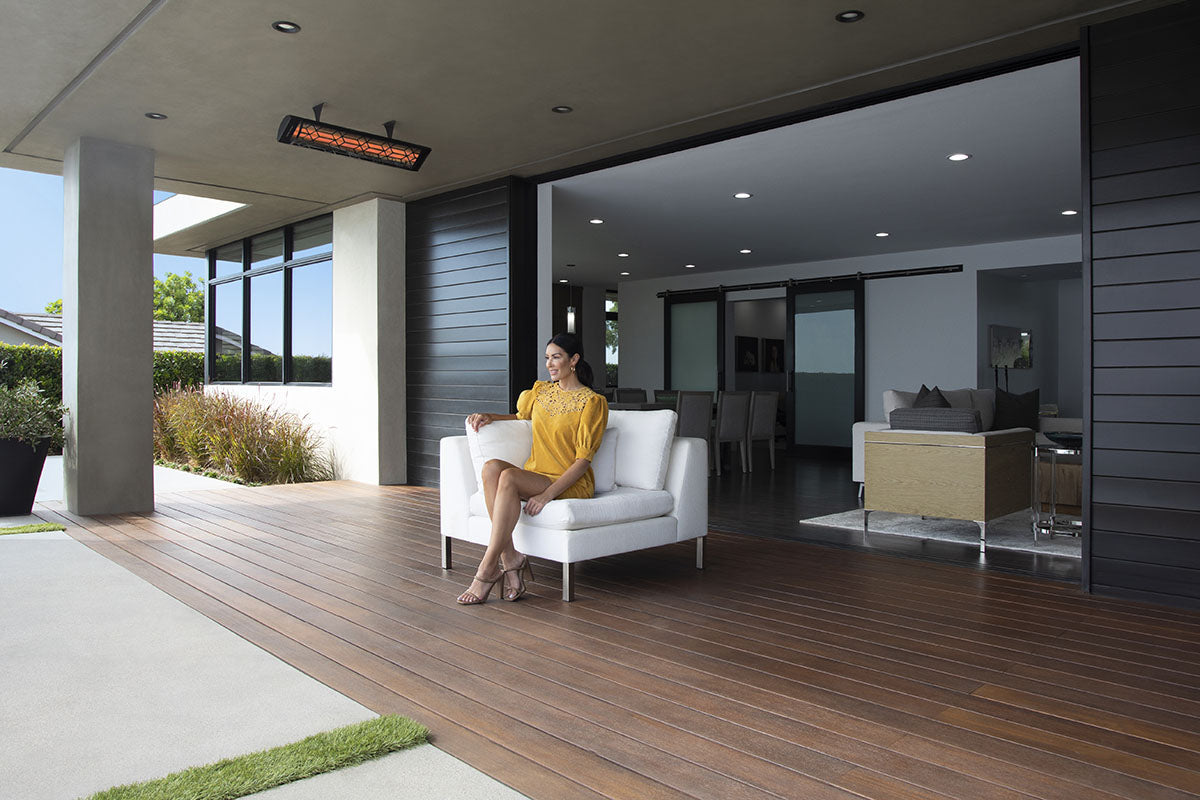 Infratech Motif Craftsman Fascia Kit for Single Element Heater | Black