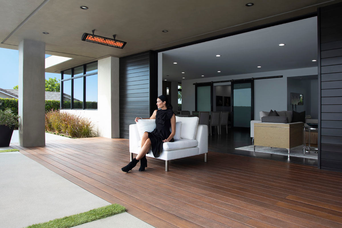 Infratech Motif Traditional Fascia Kit for Single Element Heater | Black