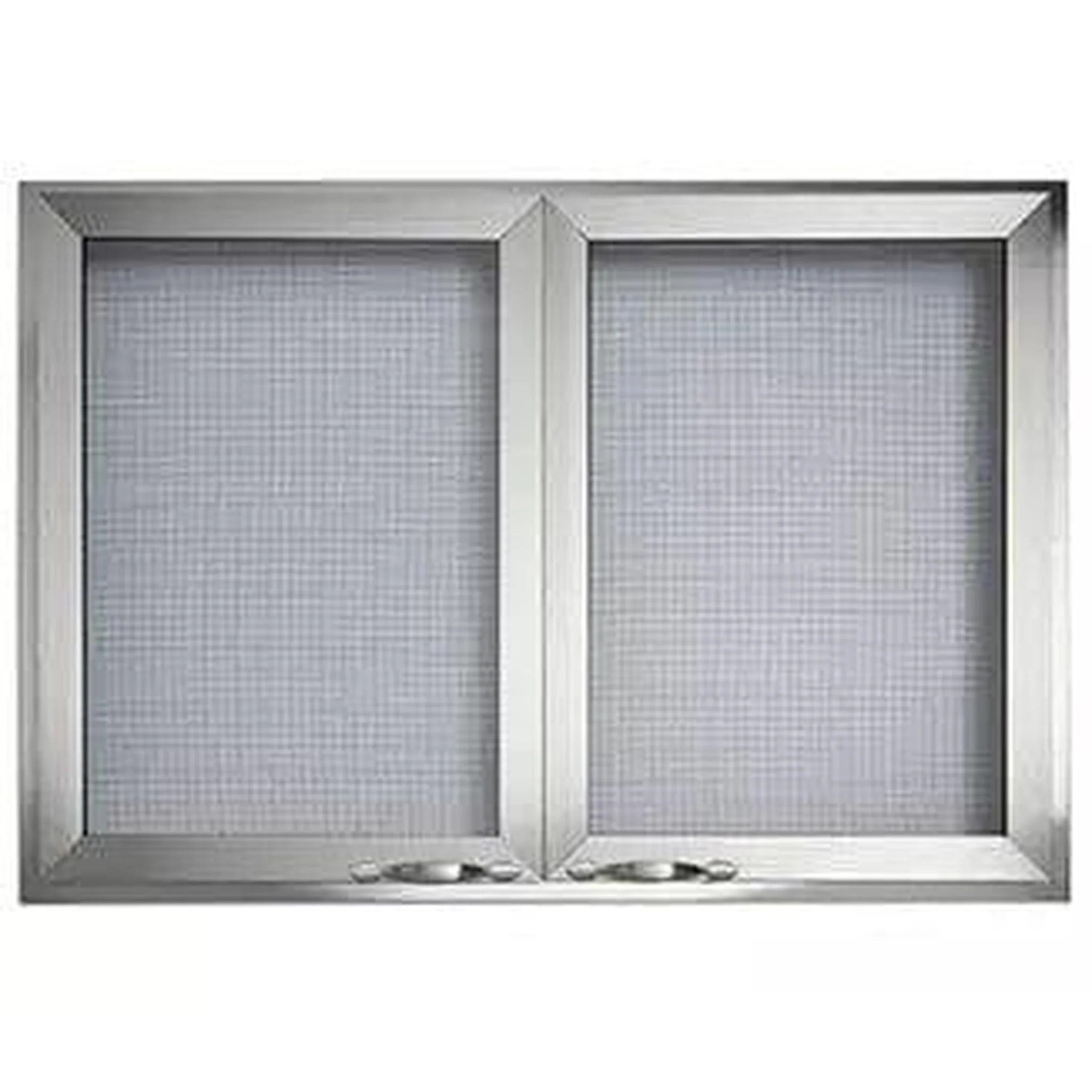 Majestic 36" Vesper Stainless Steel Mesh Cabinet Style Doors