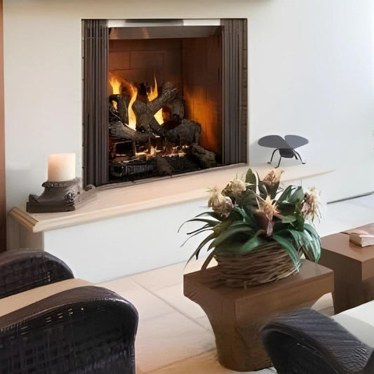 Majestic Castlewood 42-Inch Outdoor Wood Burning Fireplace