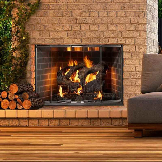 Majestic Cottagewood 42-Inch Outdoor Wood Burning Fireplace
