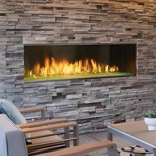 Majestic Lanai 60-Inch Outdoor Linear Vent Free Gas Fireplace