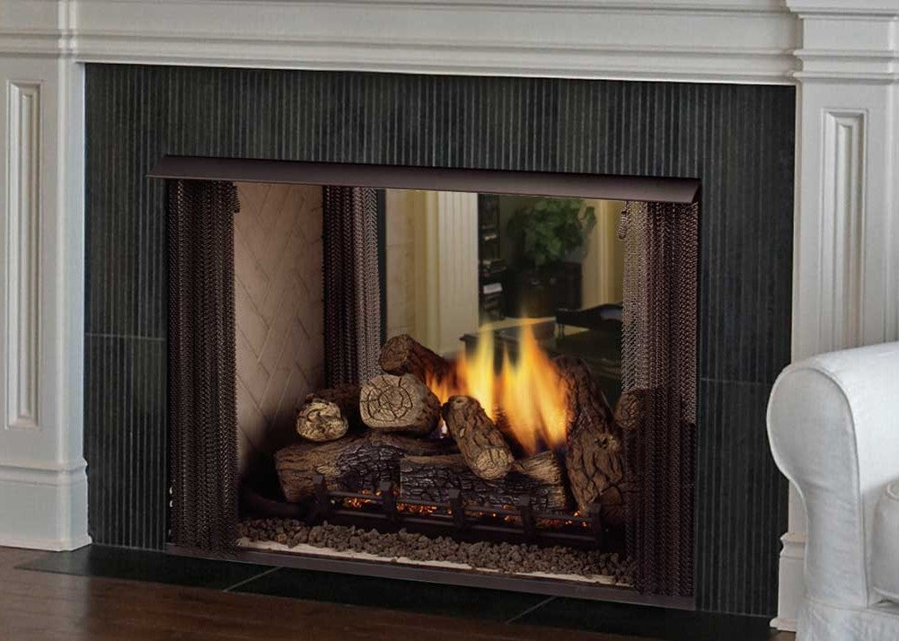Monessen - 36" Lo-Rider See-Through Clean Face Vent Free Firebox with Traditional Refractory Firebrick