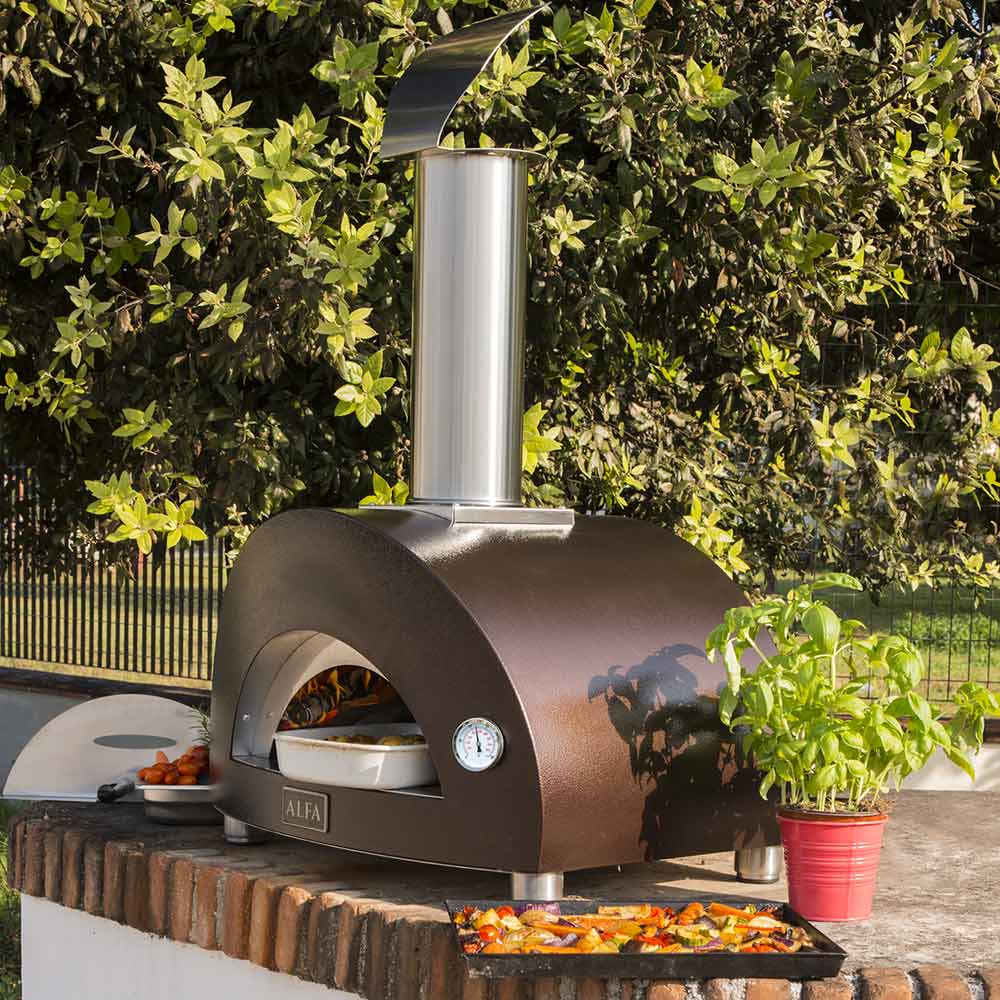 Alfa Nano 23-Inch Countertop Wood-Fired Pizza Oven