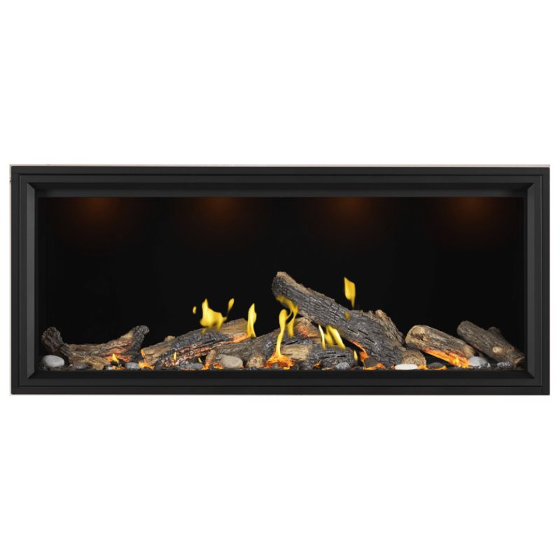 Napoleon 62" Tall Vector with Luminous Logs Direct Vent Linear Gas Fireplace