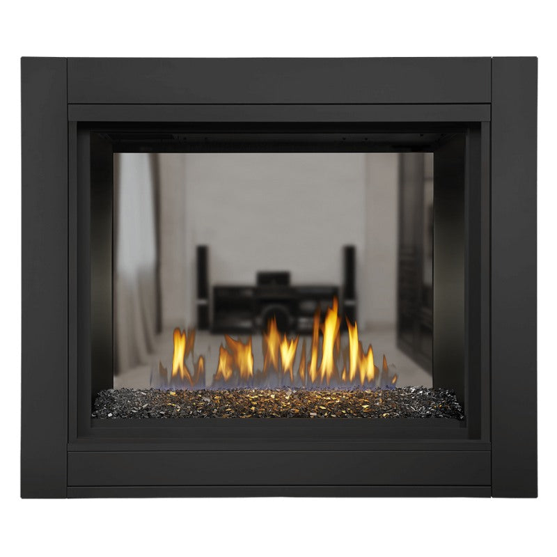 Napoleon Ascent Multi-Sided View/See Thru Direct Vent Gas Fireplace | BHD4