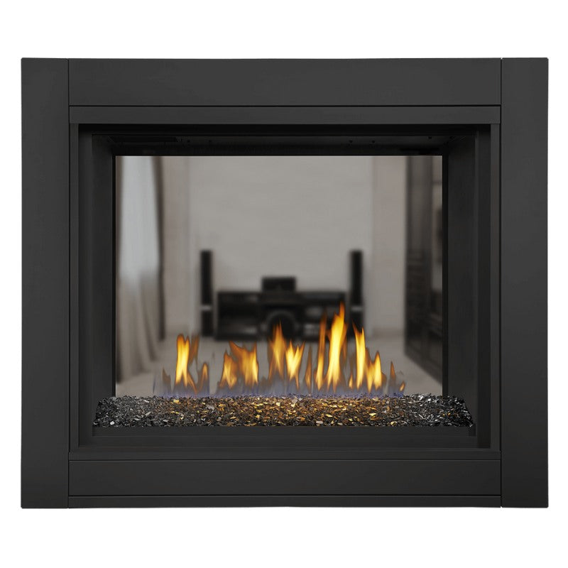 Napoleon Ascent Multi-Sided View/See Thru Direct Vent Gas Fireplace | BHD4