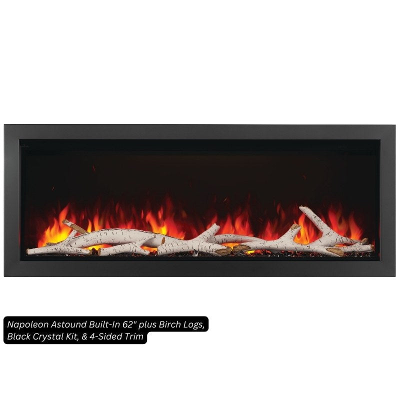 Napoleon Birch Log Kit for Electric Fireplaces