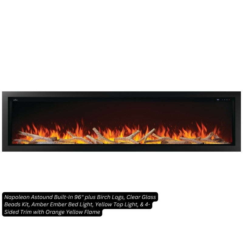 Napoleon Birch Log Kit for Electric Fireplaces