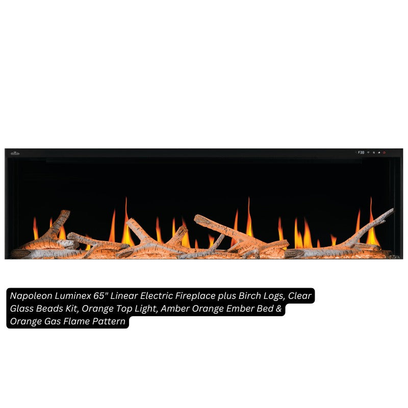 Napoleon Birch Log Kit for Electric Fireplaces