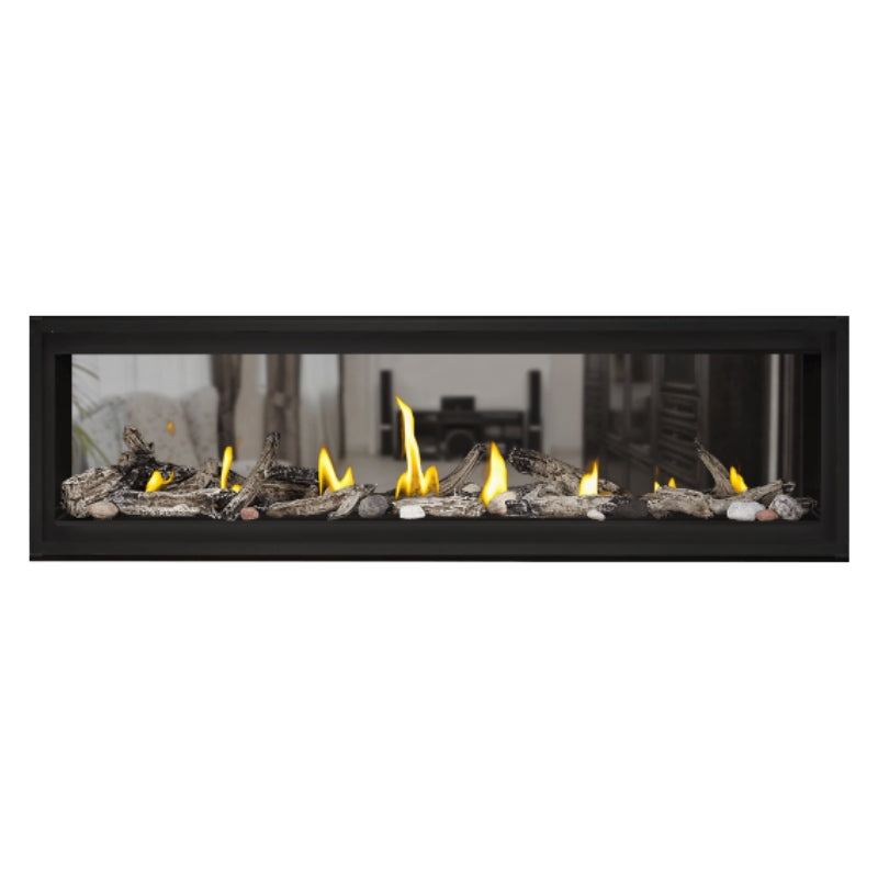 Napoleon Luxuria 74" See Thru Linear Direct Vent Gas Fireplace | LVX74N2X