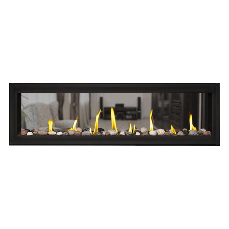 Napoleon Luxuria 62" See Thru Linear Direct Vent Gas Fireplace | LVX62N2X