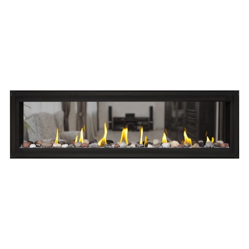 Napoleon Luxuria 62" See Thru Linear Direct Vent Gas Fireplace | LVX62N2X